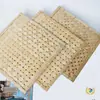 Grelha de Bambu Trançado Decoração de Bloco de Bambu para Jardim de Infância, Área de Corredor de Hotel, Decoração de Canto, Enfeites Pendurados, Bandeja de Argila Feita à Mão para Crianças