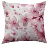 Flores de Primavera, Ramas de Flor de Durazno, Fundas de Almohada de Venta Caliente Transfronteriza, Fundas de Almohada para Oficina, Dormitorio, Sofá, Personalizable al por Mayor