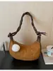 Bolsa Dumpling da Moda para Mulheres Outono e Inverno 2025 Coreana Ins Simples Versátil Bolsa de Ombro Nicho Tendência Bolsa Transversal