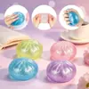 Juguete Popular para Aliviar el Estrés Transfronterizo Tpr Bollo al Vapor con Pectina Maltosa Bolita Brillante