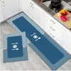 Tapete para Piso de Cocina Barro de Diatomeas Fácil de Limpiar Tapete para Pies Doméstico Absorbente de Agua Secado Rápido Antideslizante Tapete Resistente a Manchas Cuidado Fácil