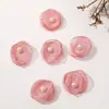 Estilo linda princesa tela de flor ardiente malla de cristal pétalo diy tejido a mano pasador accesorios para el cabello material venta al por mayor