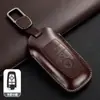 Adecuado para Cubierta de Llave de Cuero Mondeo, Ford Fiesta, Ecosport, Focus, Kuga, Escape, Explorer