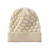 Gorro 100% Cachemir Puro, Lujo Accesible y Moda Otoñal e Invernal de Alta Calidad, Sencillo y Cálido Gorro Baotou, Gorro de Lana Cálido y a Prueba de Frío