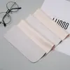 Pano Bege Espesso para Óculos, Pano Especial de Camurça para Limpar Óculos, Pano de Limpeza Prateado, Pano de Microfibra Personalizado para Óculos