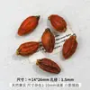 Sinos de Vento de Frutas Secas e Flores Naturais Retrô Contas para DIY Colar de Contas Artesanal Brincos Acessórios de Joias Materiais