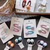Presilhas de Cabelo em Forma de Coração na Cor Creme, Presilhas de Tecido Fofas para Meninas, Presilhas de Botão para Franja, Grampos de Cabelo, Conjunto de Dois