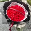 Presente de Dia dos Professores: Sabonete Flor Rosa Gelo Triturado Azul, Flor Eterna, Buquê de Presente de Aniversário para Amigos Homens e Mulheres