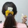 Faixa de Cabelo de Pelúcia com Orelhas de Coelho para Outono e Inverno para Meninas, Presilha de Cabelo Fofa, Faixa de Cabelo de Pelo de Alta Elasticidade Celebridade da Internet Acessório de Cabelo para Mulheres