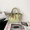Bolso de Cubo Nicho de Alta Gama Cuero Genuino Bolso de Mujer Nuevo Cuero Vacuno Bolso Cruzado Combinable Bolso de Hombro Portátil para Mujer 8113