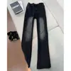 Calça Jeans Flare Preta Jiangfu para Homens, Calça de Verão Slim Fit Vibe, Calça Reta High Street Americana