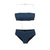 Fábrica de Origen Nuevo Top de Tubo de Mezclilla Sexy Bikini de Baño Dividido para Mujer Bikini Picante Vacaciones en la Playa