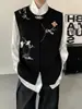 Nuevo chaleco bordado pesado de estilo nacional chino para hombres y mujeres, atuendo de pareja de tendencia china para fotos de boda y compromiso