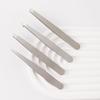 Pinza para cejas con luz de placa de arena 96 espejo pinza para depilar cejas pinza para depilar cejas boca plana boca inclinada filo de cuchillo puntiagudo pinza para recortar cejas tijeras para recortar cejas pinzas