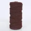 Shengwei Atacado Corda Trançada Colorida de 3mm 4mm Feita à Mão Materiais DIY para Roupas Bolsas Tapeçaria Corda de Linha de Algodão