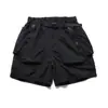 Shorts Cargo Sueltos de Verano para Hombre, Estilo Americano Moderno, Multibolsillos, de Longitud Media, con Cinturón