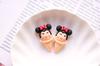 Carcasa de teléfono móvil DIY, material de belleza, accesorios para el cabello para niños, comida de imitación, juego de resina, cono de helado DIY