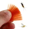 Gancho para Pesca no Gelo Material para Amarrar Rabo Adams Gancho de Mosca Material para Amarrar Gancho de Mosca para Ninfa de Efêmera de Cinco Cores