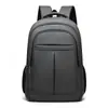 Mochila de Viagem Estilo Simples Transfronteiriça Grande Capacidade Bolsa Masculina de Duas Alças Bolsa de Computador Executiva de Alto Padrão Mochila de Estudante