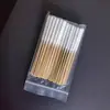 60 Hisopos de Algodón para Solución de Mantenimiento, Hisopos de Algodón para Belleza, Palitos Desechables Aplicadores de Belleza de Grosor Medio, Hisopos de Algodón para Desmaquillar