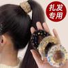 Lujo Ligero Anillo para el Cabello de Frijol Cola de Caballo Bola para la Cabeza para Niña Cabello de Adulto Alta Elasticidad Duradero Audaz Lindo Nuevo Estilo Cuerda para el Cabello