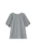 Camisa EVERTRUE para Mujer Estilo Coreano 2024 Verano Nueva Suelta Color Sólido Simple Algodón Blusa Burbuja 31976