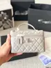 Bolsa para Lonchera al por Mayor Transfronteriza Bolsa LP con Cadena y Asa tiene patrón de lichi piel de becerro para dropshipping