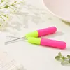 Ganchillo para pelucas, herramienta de tejido de pelucas, ganchillo para rastas hecho a mano DIY, gancho de lengüeta para tejer alfombras, se puede imprimir con logo