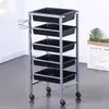 Carrito de Herramientas de Peluquería Carrito de Herramientas para Salón Carrito de Belleza Carro de Mano Carrito de Cinco Niveles para Barbería