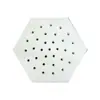 Papel hexagonal para cozinhar no vapor para dim sum, pães cozidos no vapor e lanches; papel descartável para vaporizador absorvente de óleo e à prova de óleo