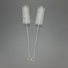 Acero Inoxidable 304 Cepillo Espiral para Limpieza de Vidrio de Nylon Cepillo para Tubo de Botella de Leche Espiral Transparente Cepillo de Paja Multiusos