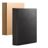 Caderno de Papel Kraft Espessado B5 Costura Simples Caderno de Lição de Casa Linha Horizontal Quadrado Linha de Carro Caderno de Anotações para Estudantes