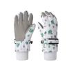 Guantes de Esquí para Niños Invierno Cálidos con Forro Polar Deportes al Aire Libre a Prueba de Viento e Impermeables Lindos Guantes Estampados para Ciclismo