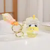 Chaveiro Copo de Chá de Leite Iceberg Garrafa de Óleo Sanrio Transparente Flutuante Pendurado Criativo para Bolsa Estilo DIY
