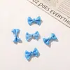 2cm Tela Fresca Dopamina Mini Lazo Pequeño Corbata de Moño DIY Accesorio para el Cabello Pinza para el Cabello Zapato Calcetín Funda de Teléfono Accesorio