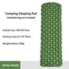 Colchoneta Inflable Auto-Inflable para Acampar al Aire Libre con Bomba de Pie, TPU con Forma de Diamante y Almohada para Esterilla de Dormir de Tienda de Campaña