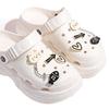 Suministro de Zuecos Transpirables para Mujer Estilo Coreano, Zapatos de Jardín de Gato de Dibujos Animados de Moda, Zapatos Cerrados para el Hogar para Mujer