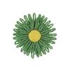 Broche de rafia tejida a mano de tres capas con diseño de girasol para mujer, estilo bohemio festivo, accesorios para pendientes al por mayor