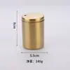 Tubo Porta Palitos de Dente de Aço Inoxidável Tubo de Armazenamento de Garfos de Frutas para Sala de Estar Doméstica Tubo de Palitos de Dente Criativo Simples Portátil Tubo de Palitos de Dente de Algodão