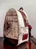 Mochila Escolar Periférica de Película Sobre de Azafrán Mochila Pequeña Estudiante Moda Casual Mochila Escolar Mochila