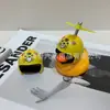 Decoração de carro decoração de carro carro elétrico pato de vento quebrado bicicleta patinho amarelo pequeno acessórios capacete pato atacado