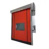 Fábrica de Puertas Enrollables Eléctricas Yuou, Juego Completo Moderno de Puerta de Acceso Rápido, Puerta Doble, Puerta de Vidrio de Alta Impermeabilidad