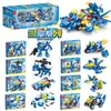 Bloques de Construcción Pequeños Ensamblables en Caja, Partículas Pequeñas, Juguetes Educativos para Niños, Regalos para Instituciones de Capacitación, Mecha Transformable, Al por Mayor en Stock