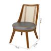 Restaurante Temático Mesa y Silla de Mimbre Combinación Estilo Industrial Comercial Casa de Té Estilo Hong Kong Restaurante de Té Café Tienda Diaria Mesa y Silla