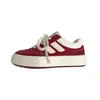 Zapatos de Lona Nuevos de Suela Gruesa para Mujer Primavera y Otoño 2026, Diseño de Nicho, Tenis Retro Estilo Hong Kong, Zapatos Blancos Casuales para Estudiantes