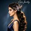 Peineta lateral transfronteriza hecha a mano con inserto de diamantes de imitación, accesorios para el cabello estilo hanfu de estilo antiguo, tocado de novia para fotos de boda, venta al por mayor