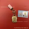 Chaveiro de Ouro Puro 999 Riqueza Garantida Pingente Criativo Ornamento Caça-Fortuna Presente Atacado para Amigos