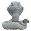 Pedra de areia verde Cobra-rei chinesa, enfeites de chá para animais de estimação, zodíaco chinês, ano da cobra, capa de mesa de chá criativa, artesanato decorativo