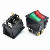 Interruptor para Plancha Eléctrica Doble Kcd6 con Luz de 6 Pines de 2 Velocidades de Cobre en Forma de Barco de Seis Pines Dos Velocidades 16A con Luz