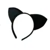 Orelhas de Gato de Renda de Pena Aro de Cabelo Fino Celebridade da Internet Sexy Festa Adereços de Performance Tiara Acessórios de Cabelo Acessórios de Cabeça para Mulheres